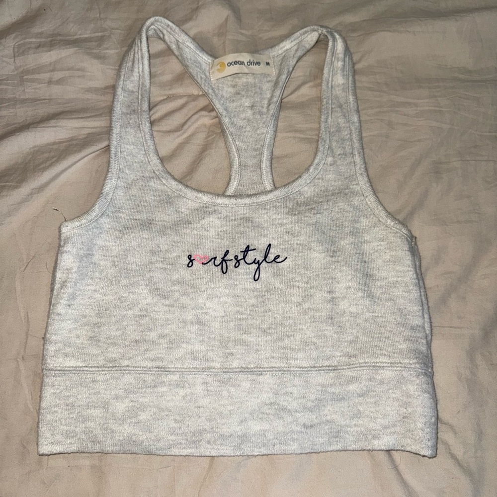 Surf Style Gray Women's Tank Top